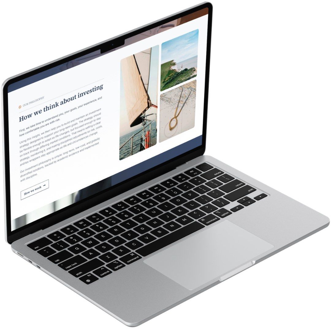 The Global WealthMAP website, built by MARS, open on a laptop