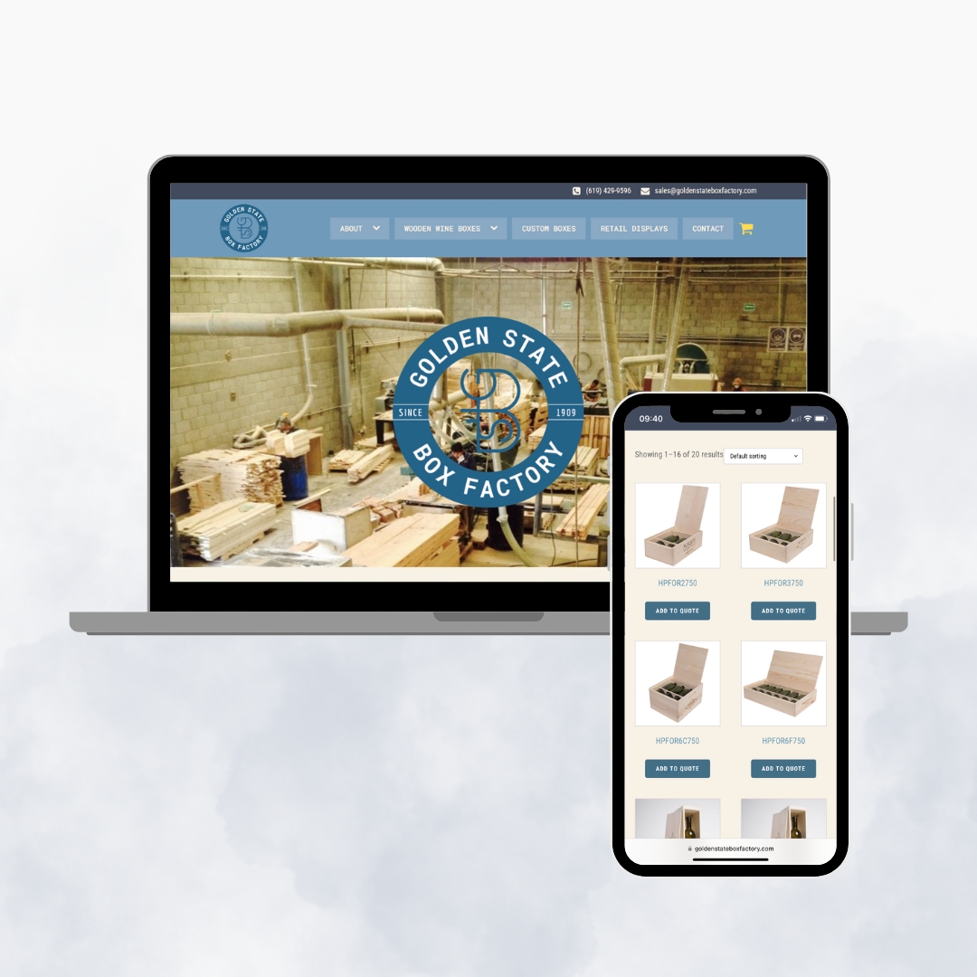 E-commerce website design for GSBF (San Diego, CA) by MARS Web Design (Eastbourne)