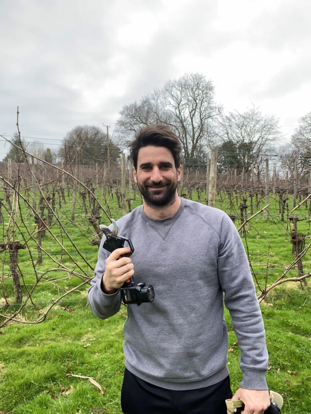 Martial Chaput = vineyard management East Sussex UK